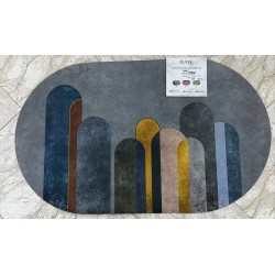 Tappeto Bagno Ovale 45x75cm...